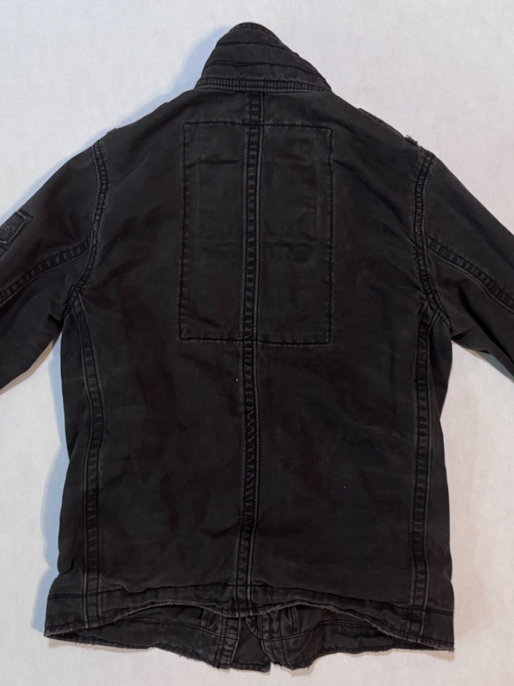 Abercrombie And Fitch Women's Medium Utility Military Jacket Brown Many Pockets - Picture 7 of 11